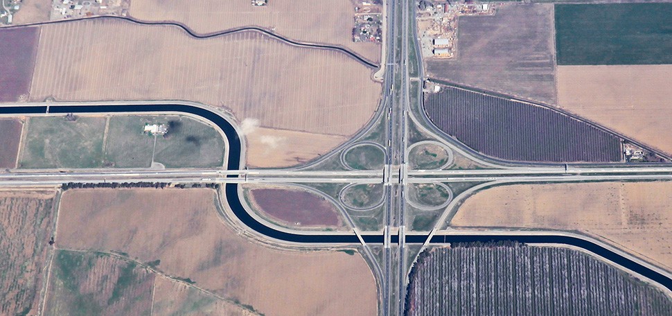 Freeway Cloverleaf Interchange