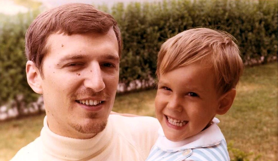 New Jersey Death with Dignity advocate Joseph Halsey with his father