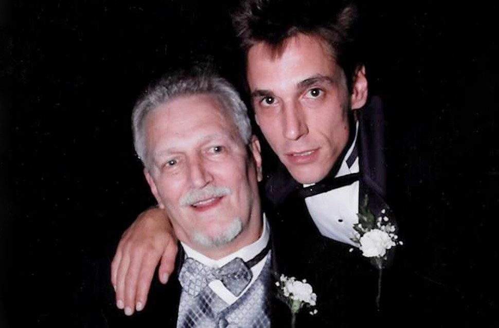 New Jersey Death with Dignity advocate Joseph Halsey with his father